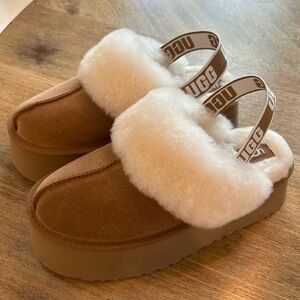 Funkette Genuine Shearling Slippers